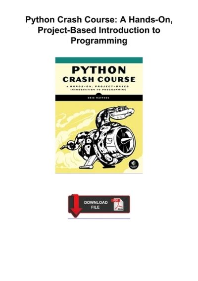 Image result for Python Crash Course a Hands-On