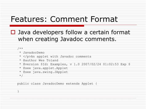 Java Parameter Comment に対する画像結果