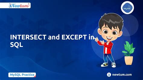 Toradh íomhá ar Except Intersect SQL