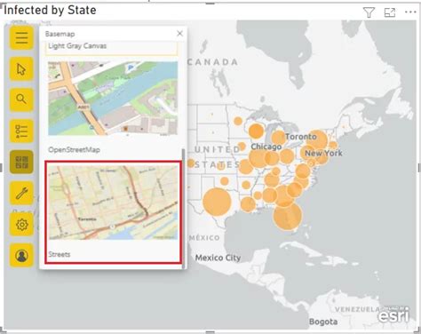 Image result for Power BI Map Visual Text Over States
