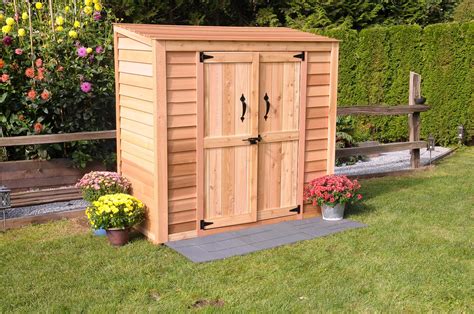 Hewetson Storage Sheds - Compact Series 6.5' x 3' Patio Wooden Cedar Shed