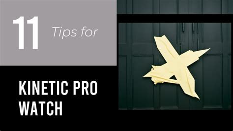 Afbeeldingsresultaten voor Kinetic Pro Watch Set Time