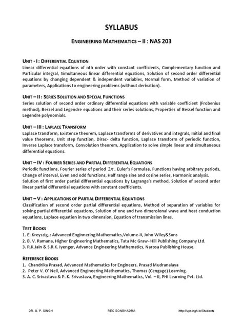 Engineering Mathematics 2 Notes に対する画像結果