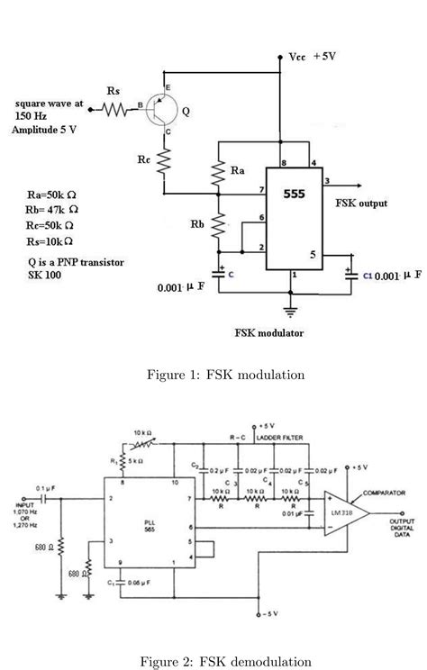 Image result for FSK Modulation and Demodulation Circuit