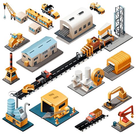 Toradh íomhá ar Production Process Infographic