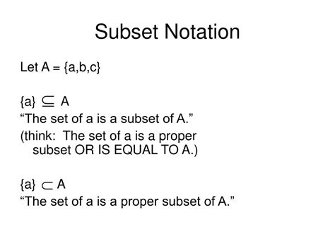Example of a Subset of a Set に対する画像結果