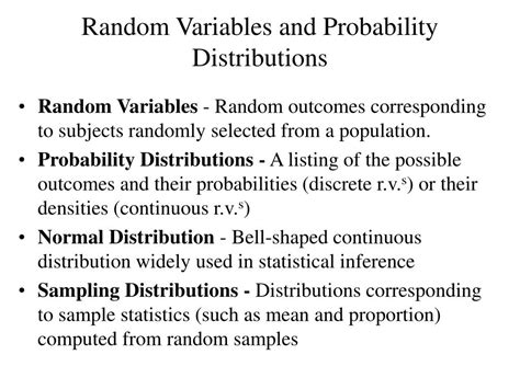 Image result for Probability Random Variables Overview