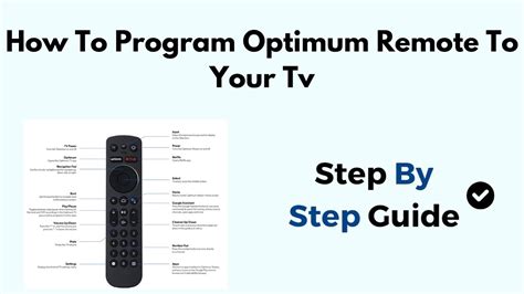 How to Program Optimum Remote to Your TV - Step-by-Step Code Entry ...
