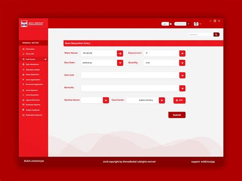 Image result for Red UI Design