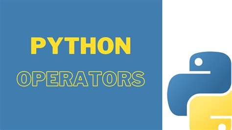 Image result for Python Operators Cover Pic
