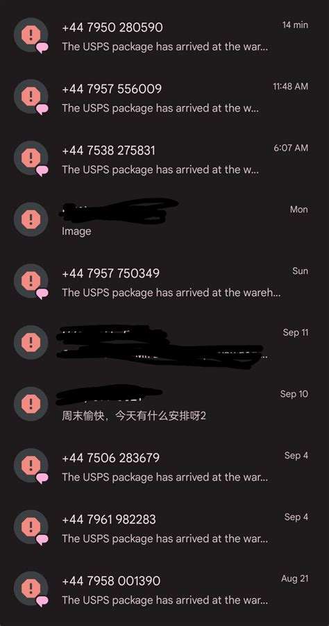 Image result for Post Office Scam Text