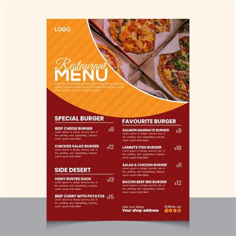 Professional Layout Design for Menu に対する画像結果