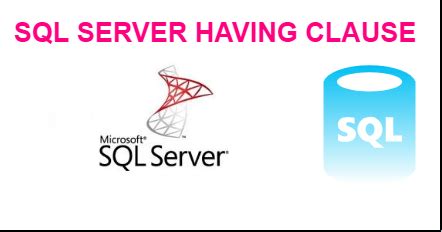Image result for Having Clause SQL Server