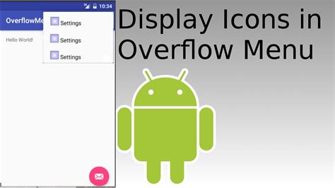 Toradh íomhá ar Overflow Menu Android