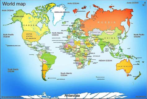 Image result for World Map with Countries High Resolution