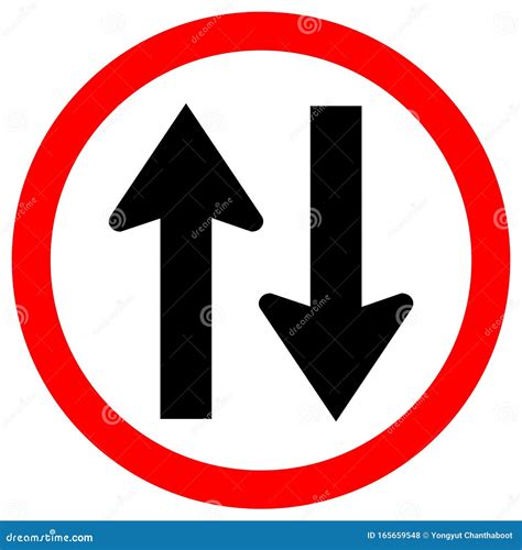 Image result for Two-Way Road Sign Vector