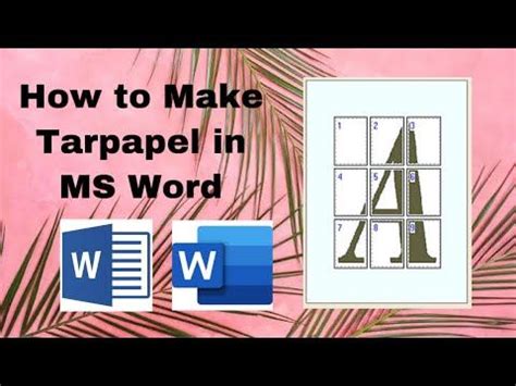 Toradh íomhá ar How to Print Tarpapel in Word