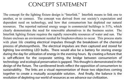 Product Design Concept Statement Examples に対する画像結果