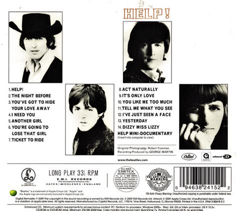 Image result for Beatles Help CD