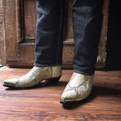 Toradh íomhá ar Python Boots Outfit Men