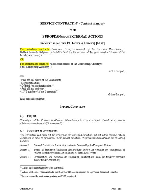 Image result for Agreement Annex Example