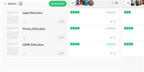 Image result for Version Dating Document Example