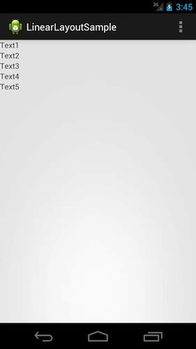 Toradh íomhá ar Vertical and Horizontal Layout Android