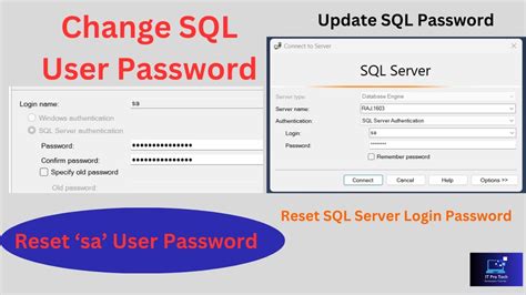 Image result for How to Update SQL Server Userame Password Etc in SQL Management Studio