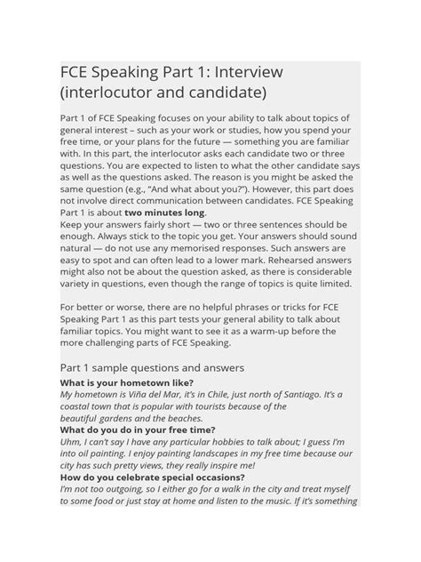 FCE Speaking Sample PDF に対する画像結果