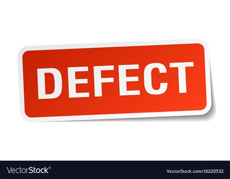 Image result for Standard Defect Stickers