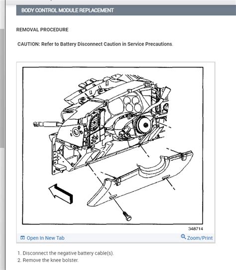 Resetting Body Control Module Program に対する画像結果