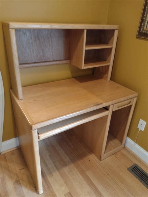 Image result for Solid Wood Computer Desk