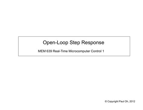 Image result for Open Loop Closed Loop Step Response