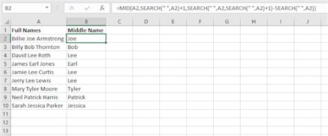 Image result for How Mid Function Works in Excel