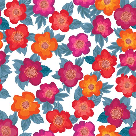 Toradh íomhá ar Vector Background Pattern Flower