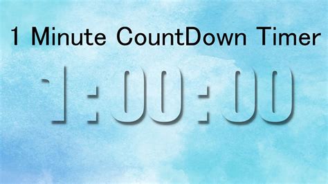 1 Minute Timer YouTube に対する画像結果