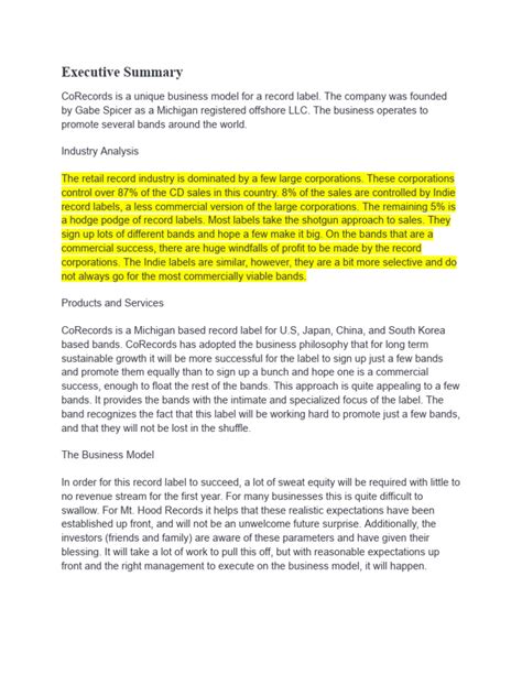 Image result for Executive Summary Essay Example