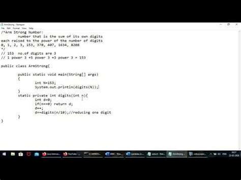 Weak Arm Numbers in Java に対する画像結果