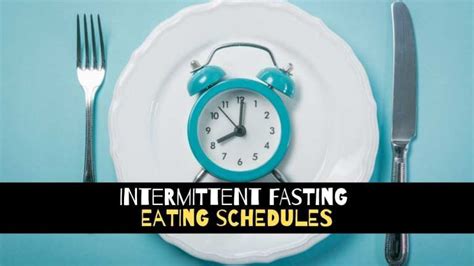 Image result for Intermittent Fasting Schedule Types