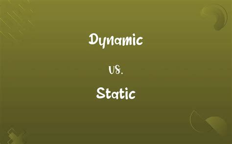 Static V Dynamic に対する画像結果