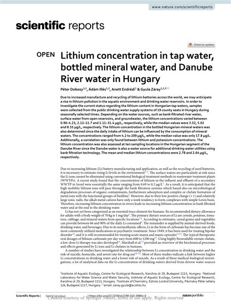 Image result for Water Pollution Lithium