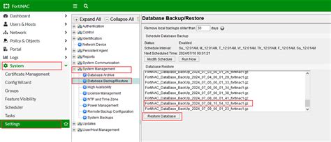 Image result for Configure Database Backup UI