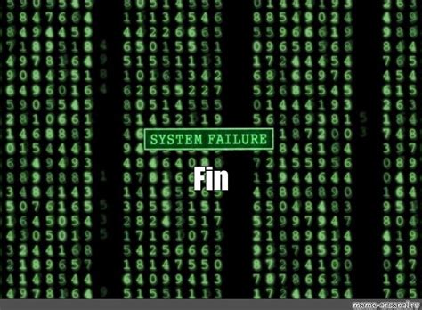 Image result for Matrix System Failure
