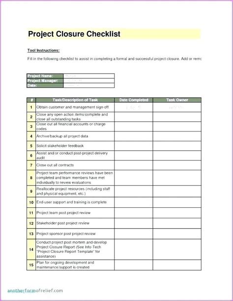 Afbeeldingsresultaten voor Implementation Checklist Template