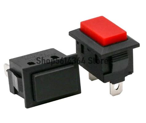 Afbeeldingsresultaten voor Black Rectangular Push Button Switch
