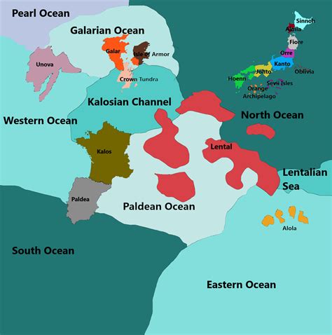 Image result for Gameboy Color Pokemon Red World Map