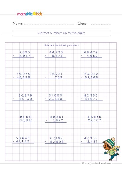 4th Grade Math Homework Sheets に対する画像結果