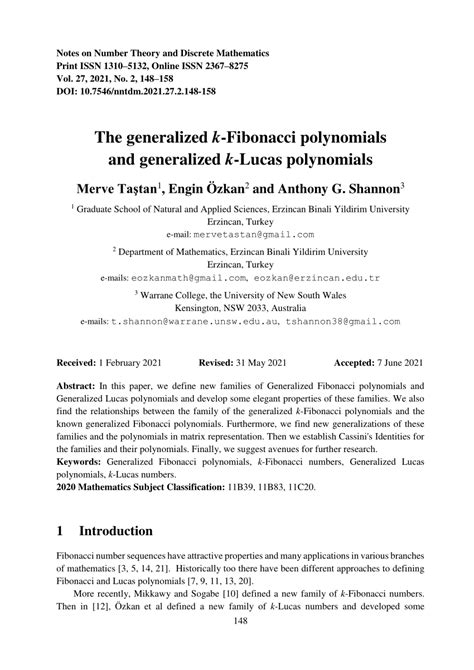 Image result for Fibonacci Polynomials