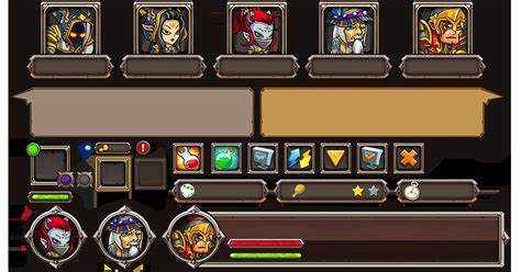 Image result for Colorful RPG GUI Game