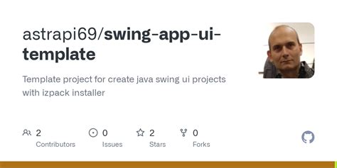 Java Swing UI Template に対する画像結果